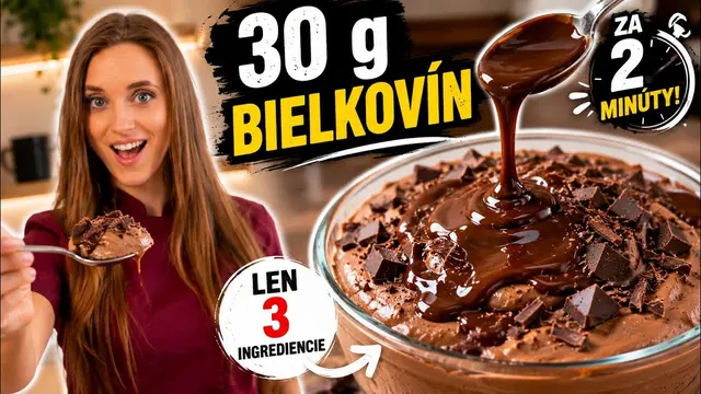 Recept: bielkovinový dezert za 2 minúty z 3 ingrediencií